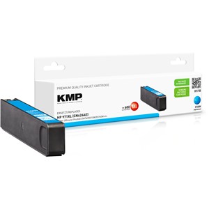 KMP 1903,4003 - Tintenpatrone, cyan, kompatibel zu HP 971XL (CN626AE)