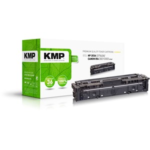 KMP 2549,0009 - Tonerkartusche, gelb, kompatibel zu HP 203A (CF542A)