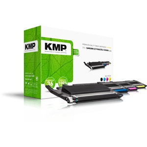 KMP 3528,0005 - Tonerkartuschen Multipack, schwarz, cyan, magenta, gelb, kompatibel zu Samsung CLT-K404S, CLT-C404C, CLT-M404S, CLT-Y404S