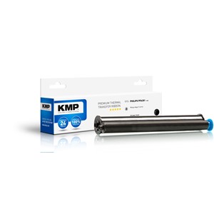 KMP 71000,0022 - Thermotransferrolle, schwarz, kompatibel zu Phillips PFA351
