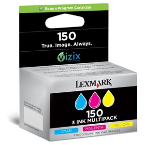Lexmark 14N1805E - 150 Tintenpatronen Multipack, cyan, magenta, yellow