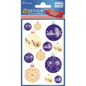 Z-Design 52769 - Papier Sticker Kugeln