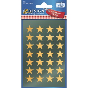 Z-Design 52800 - Sticker Glanzfolie Sterne gold