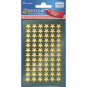 Z-Design 52805 - Sticker Glanzfolie Sterne gold