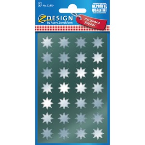 Z-Design 52810 - Sticker Glanzfolie Sterne silber