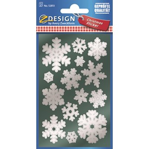 Z-Design 52813 - Sticker Glanzfolie Sterne silber