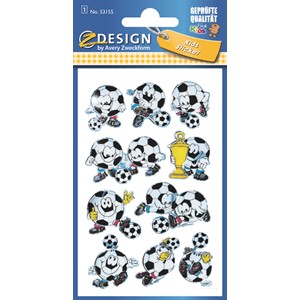 Z-Design 53155 - 3D Sticker Fußball