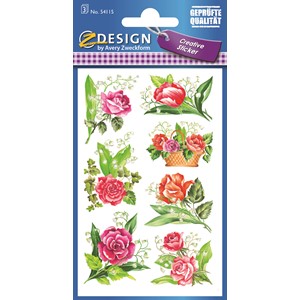 Z-Design 54115 - Flower Sticker Rosen