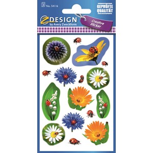 Z-Design 54116 - Flower Sticker Marienkäfer