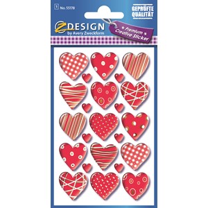 Z-Design 55178 - Glossy Sticker Herzen