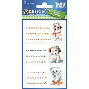 Z-Design 59197 - Buchetiketten Hunde