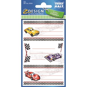 Z-Design 59201 - Buchetiketten Autos