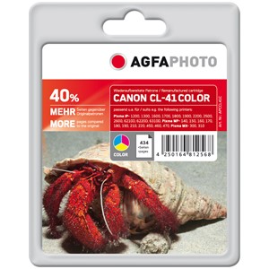 AgfaPhoto APCCL41C - Agfaphoto Tintenpatrone, 3-farbig, ersetzt Canon CL-41