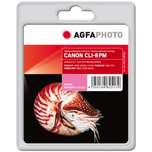 AgfaPhoto APCCLI8PMD - Agfaphoto Tintenpatrone, photomagenta, ersetzt Canon CLI-8PM