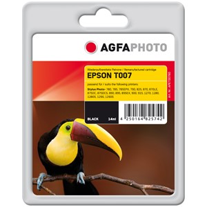 AgfaPhoto APET007BD - Agfaphoto Tintenpatrone, schwarz, ersetzt Epson T007