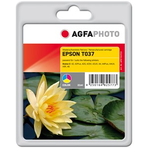 AgfaPhoto APET037CD - Agfaphoto Tintenpatrone, 3-farbig, ersetzt Epson T037