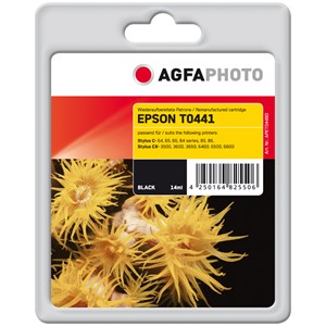 AgfaPhoto APET044BD - Agfaphoto Tintenpatrone, schwarz, ersetzt Epson T0441