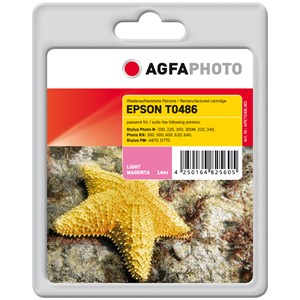 AgfaPhoto APET048LMD - Agfaphoto Tintenpatrone, lightmagenta, ersetzt Epson T0486