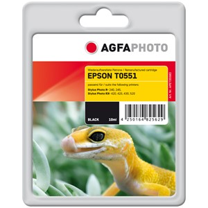 AgfaPhoto APET055BD - Agfaphoto Tintenpatrone, schwarz, ersetzt Epson T0551