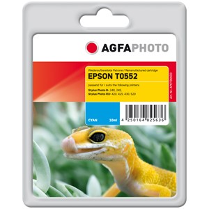 AgfaPhoto APET055CD - Agfaphoto Tintenpatrone, cyan, ersetzt Epson T0552