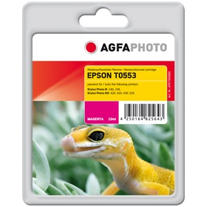 AgfaPhoto APET055MD - Agfaphoto Tintenpatrone, magenta, ersetzt Epson T0553