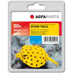 AgfaPhoto APET061CD - Agfaphoto Tintenpatrone, cyan, ersetzt Epson T0612
