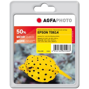 AgfaPhoto APET061YD - Agfaphoto Tintenpatrone, yellow, ersetzt Epson T0614