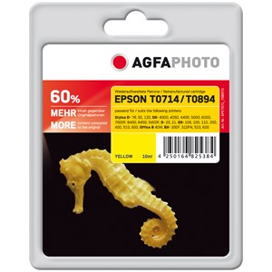 AgfaPhoto APET071/089YD - Agfaphoto Tintenpatrone, yellow, ersetzt Epson T0894