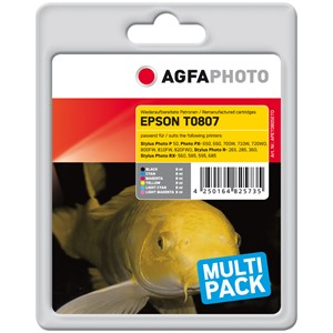 AgfaPhoto APET080SETD - Agfaphoto Tintenpatronen Multipack, cmyk, lightcyan, lightmagenta