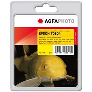 AgfaPhoto APET080YD - Agfaphoto Tintenpatrone, yellow, ersetzt Epson T0804