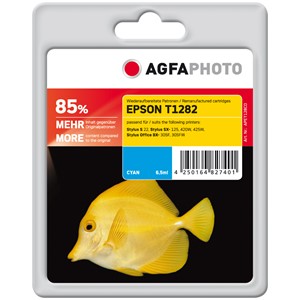 AgfaPhoto APET128CD - Agfaphoto Tintenpatrone, cyan, ersetzt Epson T1282