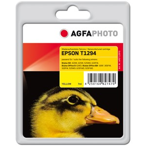 AgfaPhoto APET129YD - Agfaphoto Tintenpatrone, yellow, ersetzt Epson T1294