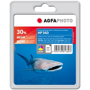 AgfaPhoto APHP343C - Agfaphoto Tintenpatrone, 3-farbig, ersetzt HP 343 C8766E