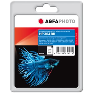AgfaPhoto APHP364B - Agfaphoto Tintenpatrone, schwarz, ersetzt HP 364 CB316EE