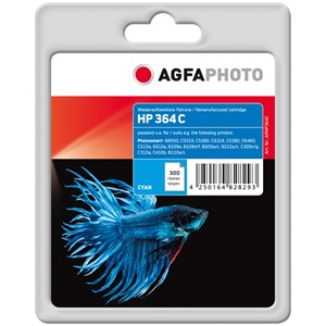 AgfaPhoto APHP364C - Agfaphoto Tintenpatrone, cyan, ersetzt HP 364 CB318EE