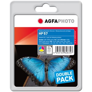 AgfaPhoto APHP57CDUO - Agfaphoto Tintenpatrone, 3-farbig, ersetzen HP 57 C9503AE