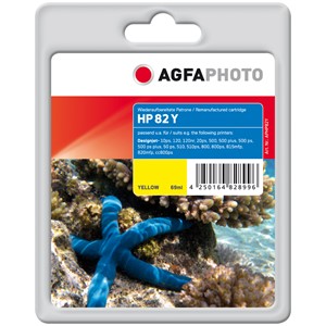 AgfaPhoto APHP82Y - Agfaphoto Tintenpatrone, yellow, ersetzt HP 82 C4913A