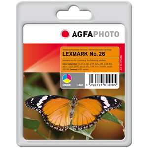 AgfaPhoto APL26C - Agfaphoto Tintenpatrone, 3-farbig, ersetzt Lexmark 10N0026