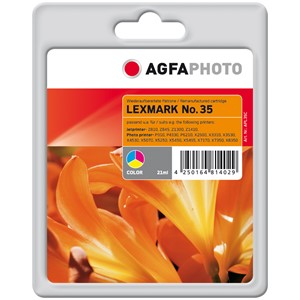 AgfaPhoto APL35C - Agfaphoto Tintenpatrone, 3-farbig, ersetzt Lexmark 18C0035E