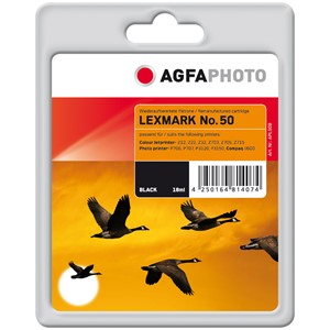 AgfaPhoto APL50B - Agfaphoto Tintenpatrone, schwarz, ersetzt Lexmark 17G0050