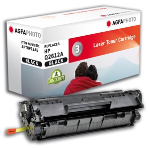AgfaPhoto APTHP12AE - Agfaphoto Toner, schwarz, ersetzt HP Q2612A