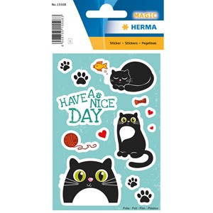 HERMA 15508 - Magic Sticker, Suprised Cat, Folie