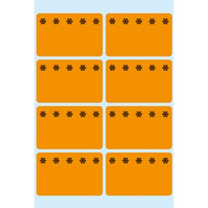 HERMA 3774 - Herma Tiefkühletiketten, orange, 26x40 mm, 48 Etiketten