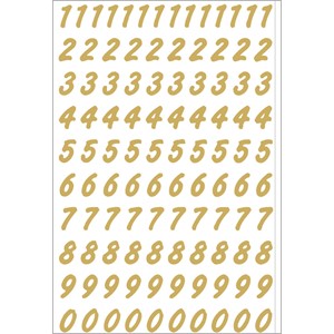 HERMA 4151 Herma Zahlen Etiketten, gold/transparent, 8 mm, 2 Blatt günstig  kaufen