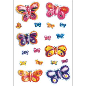 HERMA 6034 - Herma Magic Sticker, Schmetterlinge, 3D Flügel