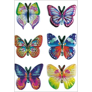 HERMA 6103 - Herma Magic Sticker, Schmetterlinge, Stoff