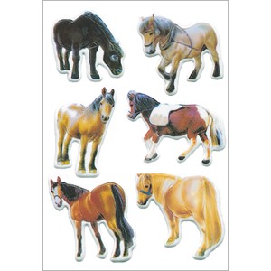 HERMA 6139 - Herma Magic Sticker, Pferde, geprägt