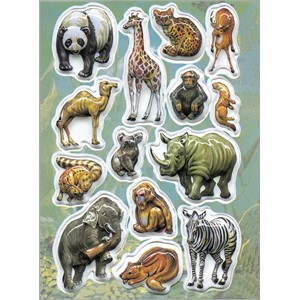 Herma 6863 - Magic Sticker, Safaritiere, Popup