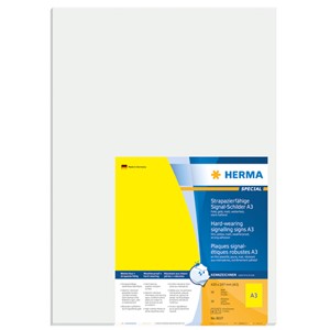 HERMA 8037 - Signal Etiketten, gelb, 297 x 420 mm, 50 Blatt