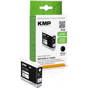 KMP 1035,4001 - Tintenpatrone, schwarz, ersetzt Brother LC1000BK